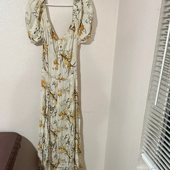 Reformation pearl aurora Cream Floral Maxi Dress - Picture 10 of 11